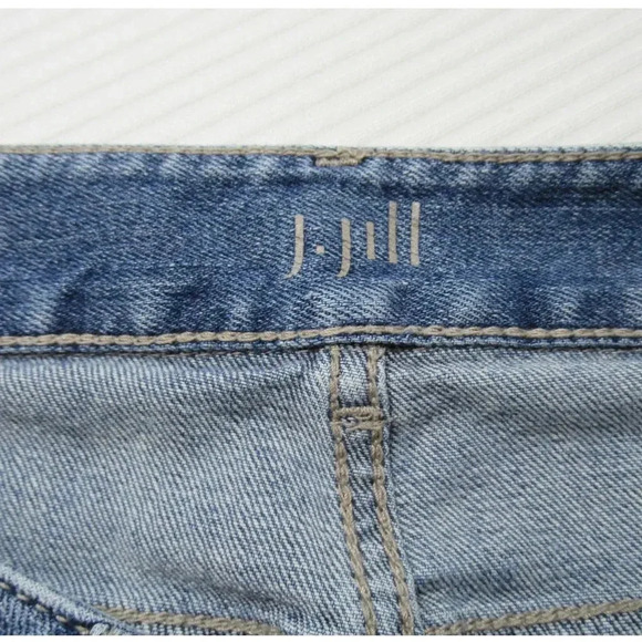 J Jill Authentic Fit Slim Ankle Jeans Women's 6p Low Rise Straight Denim Stretch - Picture 5 of 9